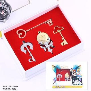 Bộ dây chuyền + móc khóa hóa trang nhân vật nisekoi nhật bản
