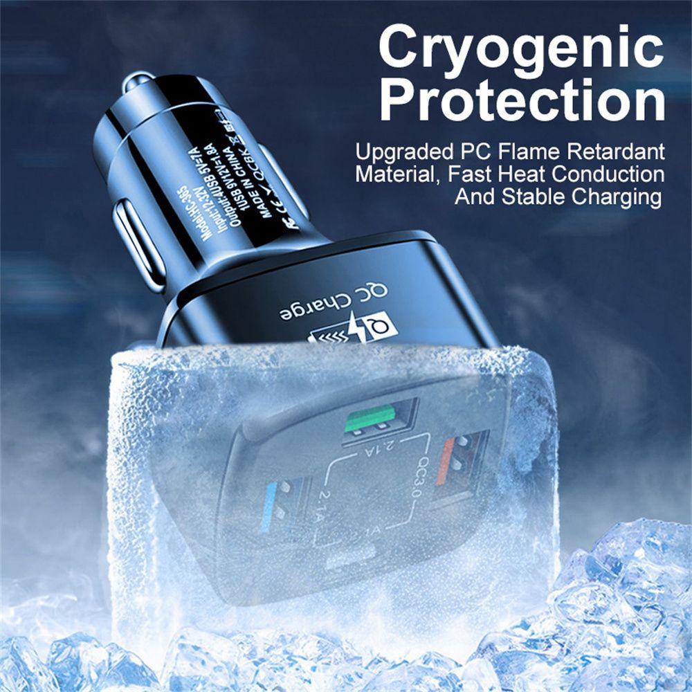 Củ Sạc Nhanh QC3.0 Đa Năng Cho Xe Ô Tô