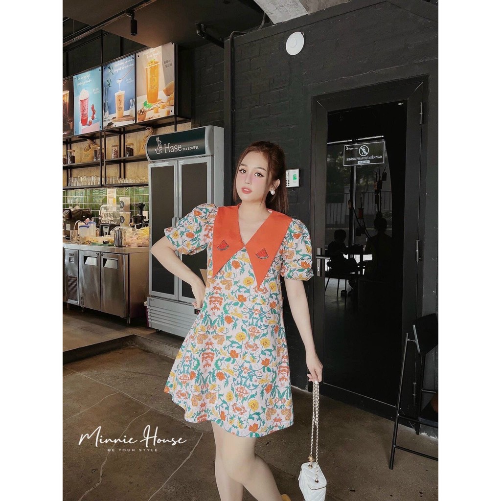 Đầm Hoa Nhí Phối Cổ Thêu Cực Hot | BigBuy360 - bigbuy360.vn