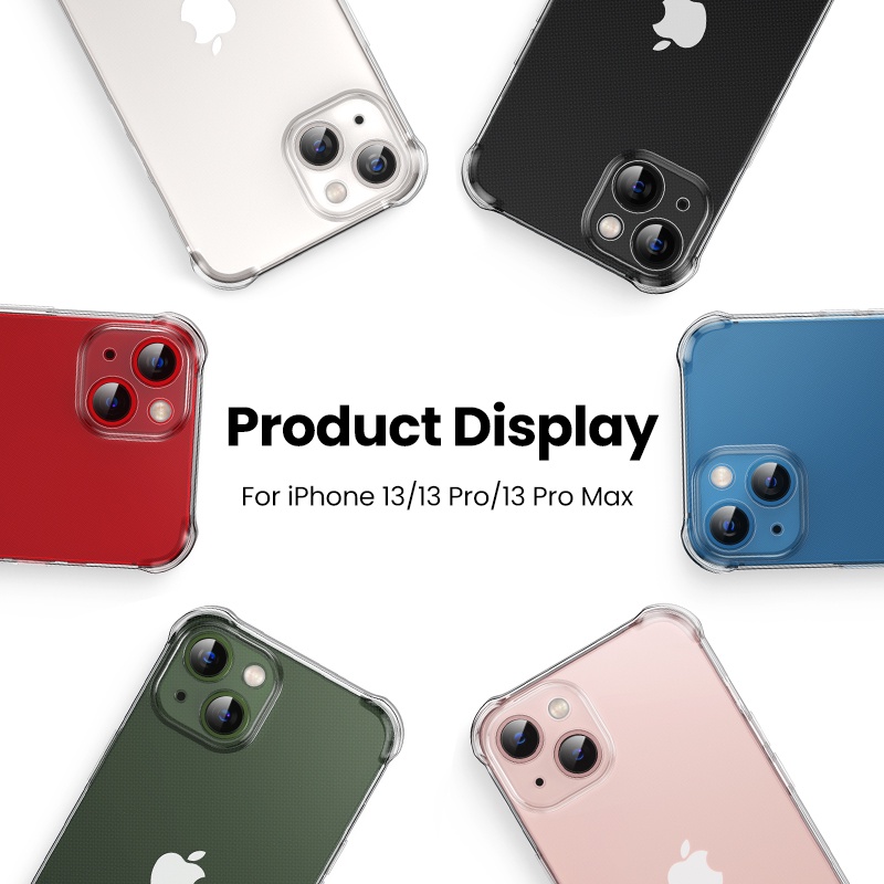 UGREEN Ốp Điện Thoại TPU Mềm Trong Suốt Chống Sốc Cho iPhone 13