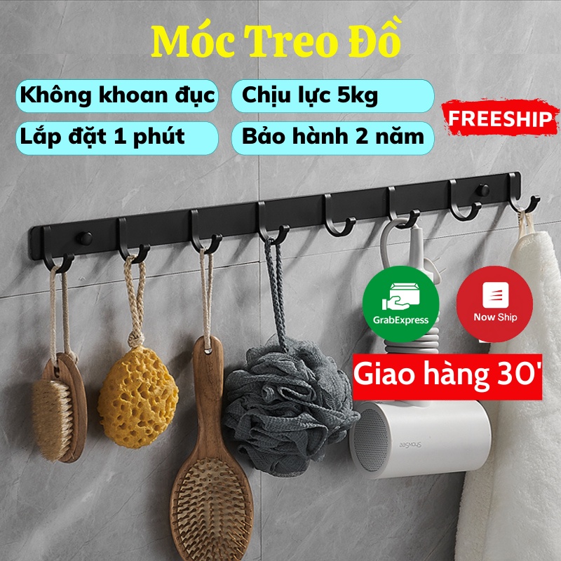 Móc Treo Đồ Gắn Tường Móc Treo Quần Áo Gắn Tường Kèm Vít KHO GIA DỤNG TRẦN PHÚ