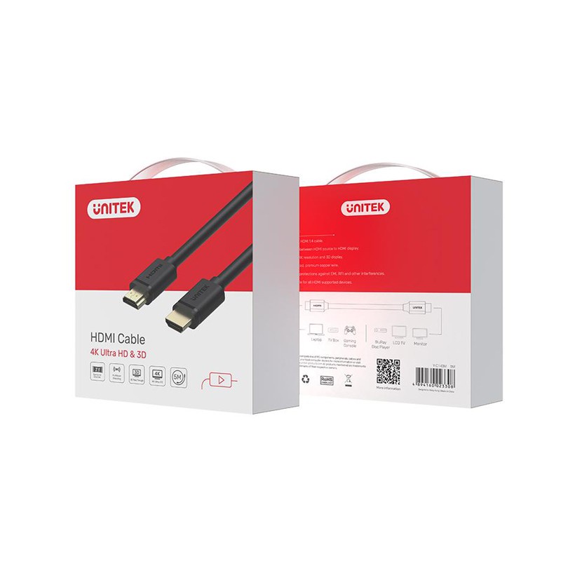 CÁP HDMI 10M UNITEK 142M - 4K