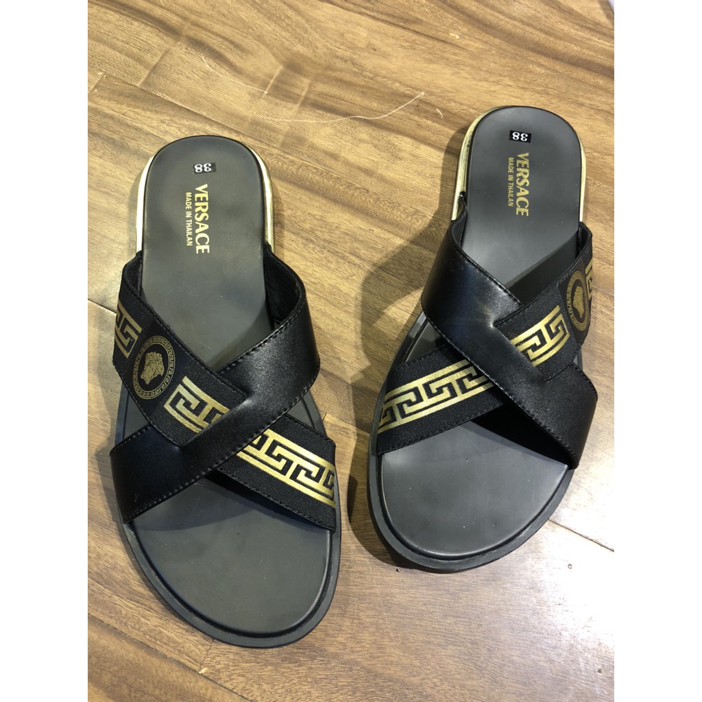 Dép quai chéo Versace