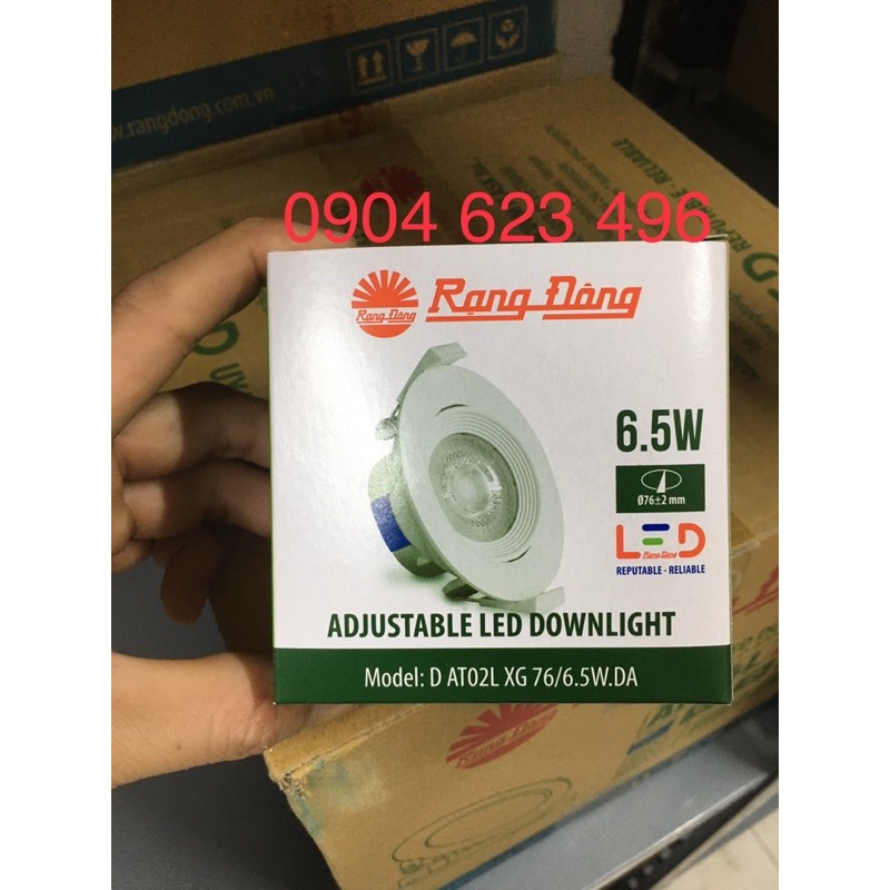 Đèn LED Âm trần Downlight Xoay góc rạng động