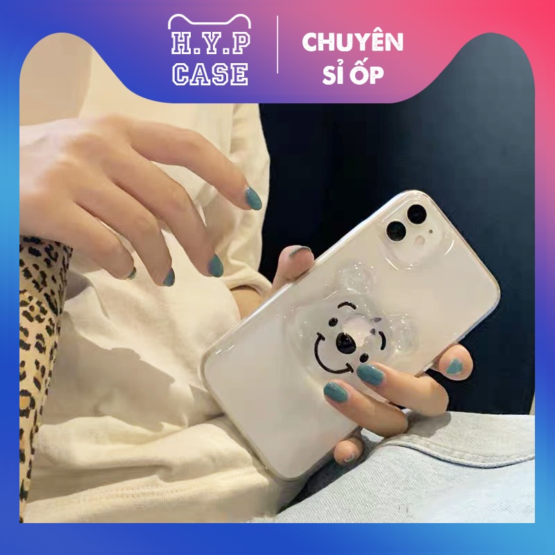 Ốp Lưng Iphone Hình Gấu Trong Nhũ Phát Sáng Loại 1 Dày Dặn Bóng Đẹp (09) | BigBuy360 - bigbuy360.vn