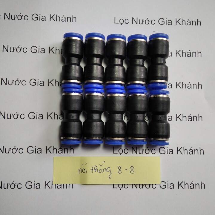 10 Khớp nối nhanh,chữ T, Y, góc,nối thẳng Nhựa PE cao cấp-Size 8mm phun sương