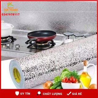 Giấy Bạc Dán Tường Nhà Bếp: Chống Thấm Dầu - Thấm Nước ( cuộn 3mx60cm )