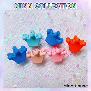 SET 6 KẸP TÓC MINI CHO BÉ GÁI, KẸP TÓC MÁI HÌNH VƯƠNG MIỆN (ẢNH THẬT)