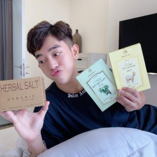 Combo muối xông thảo dược + mask khổ qua rừng + mask sữa dê non