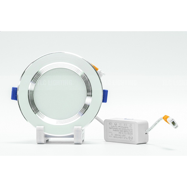 Đèn panel âm trần, Led vuông 600x600 chống chói đế mỏng ĐƠN SẮC công suất 5W, 7W, 9W TLC chính hãng bảo hành 24 Tháng