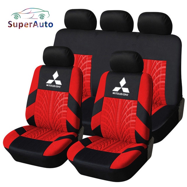 SuperAuto Bộ Bọc Bảo Vệ Ghế Ngồi Xe Hơi Mitsubishi Xe Bọc Bảo Vệ Ghế Ngồi Cho Xe Ô Phụ KiệN Trang Trí Ô Tô