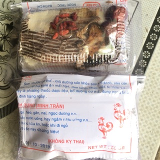 Gói gia vị nấu gà tiềm thuốc Bắc
