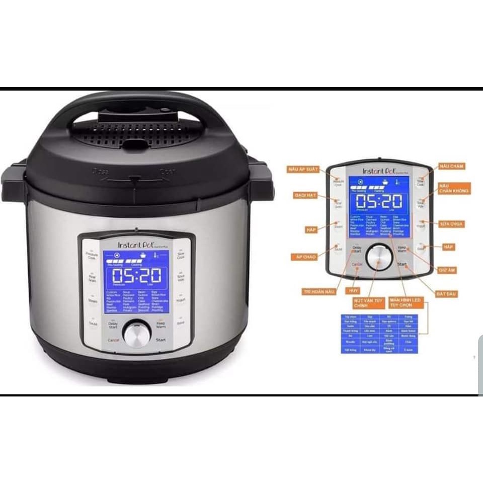 Nồi áp suất đa năng Instant Pot Duo Evo Plus 10in1 5,7L