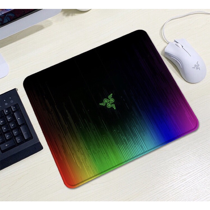 Bàn di chuột - Lót chuột gaming logo razer 30x25