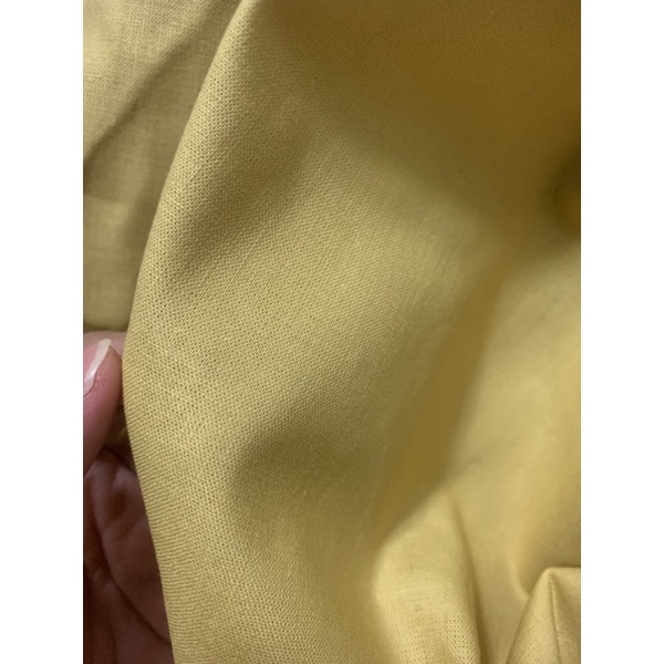 Vải Linen màu vàng chanh