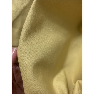 Vải Linen màu vàng chanh