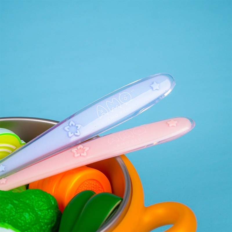 Vỉ Hai Thìa Ăn Dặm Silicon