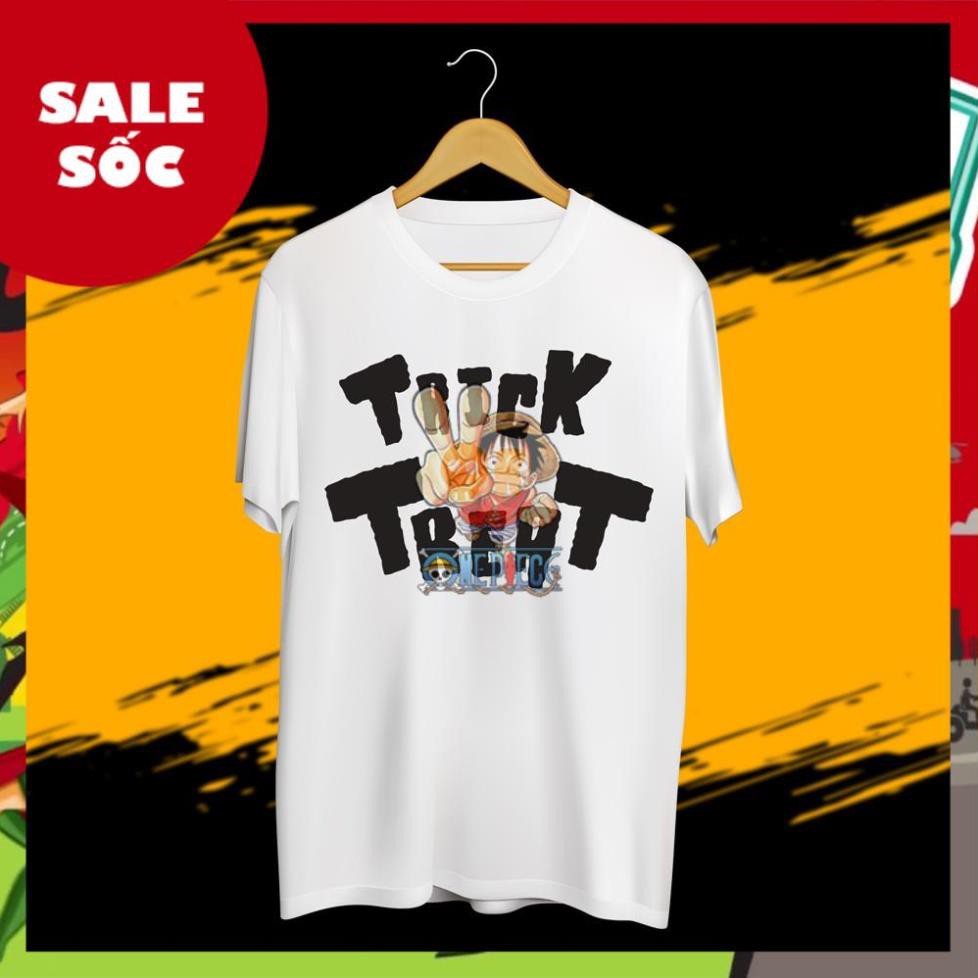 (SALE SỐC) Áo thun đôi nam nữ Unisex - In chữ Trick or Treat độc lạ - Áo phông Local Brand Sugant