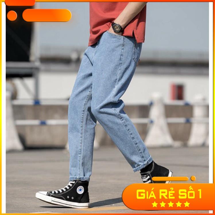 [ Baggy Style ] quần jean nam baggy trơn dáng suông rộng TR01 tại Thế Giới Quần Jeans Nam