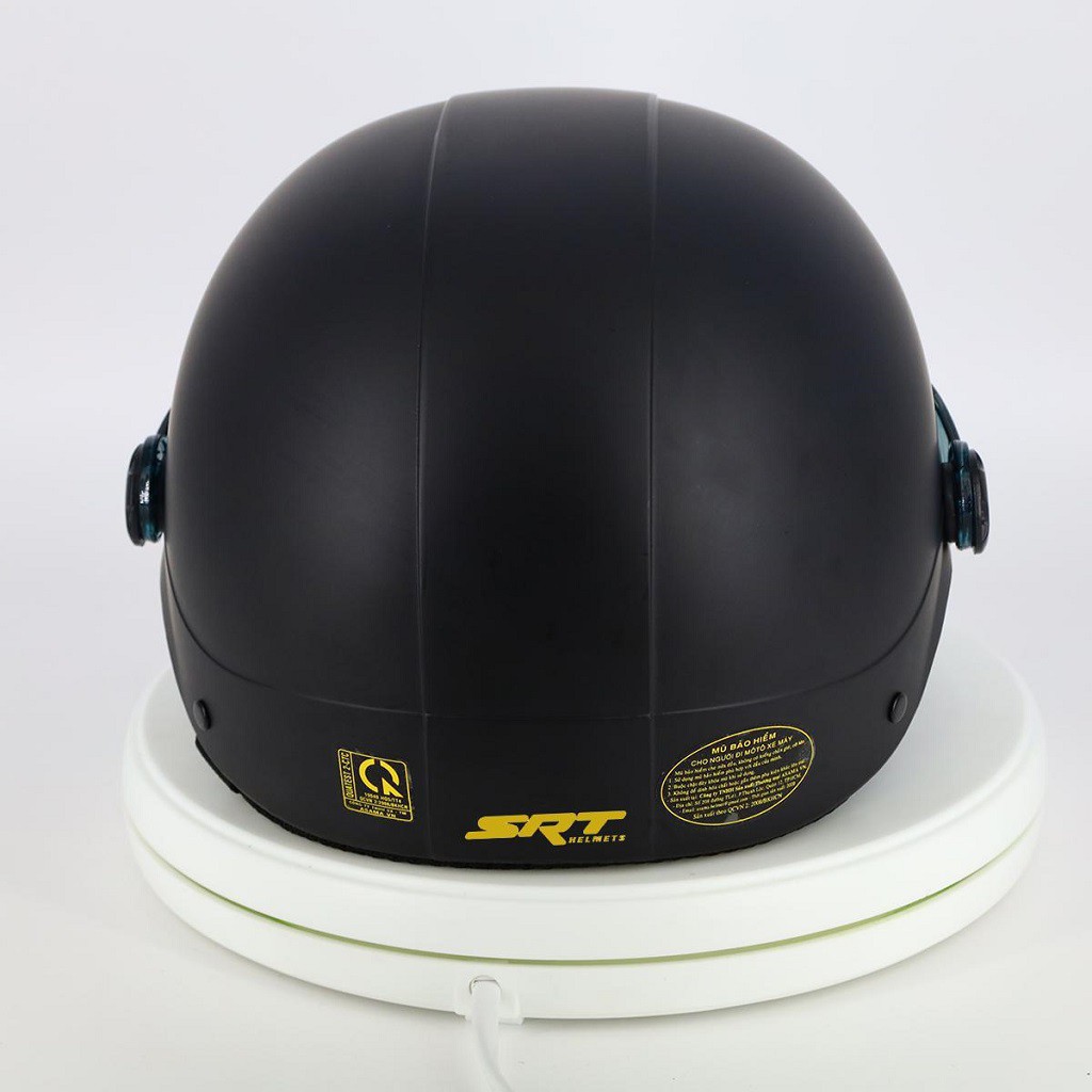 [Mã BMBAU50 giảm 50K đơn 150K] Mũ bảo hiểm sơn SRT kính càng - lót ép nhiệt cao cấp