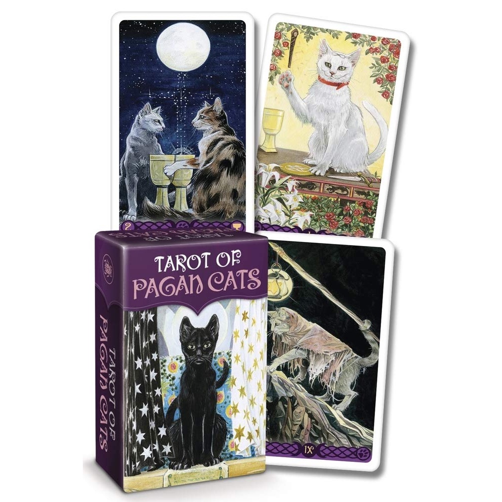Bộ Bài Tarot of Pagan Cats - Mini Edition (Mystic House Tarot Shop) - Bài Gốc Authentic Chính Hãng 100%