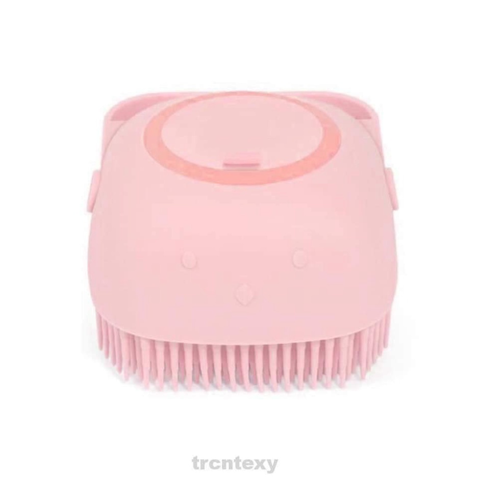 Bông tắm silicon có ngăn đựng xà bông hình vuông