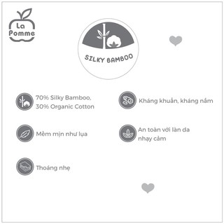 La pomme Khăn sữa sợi tre lụa