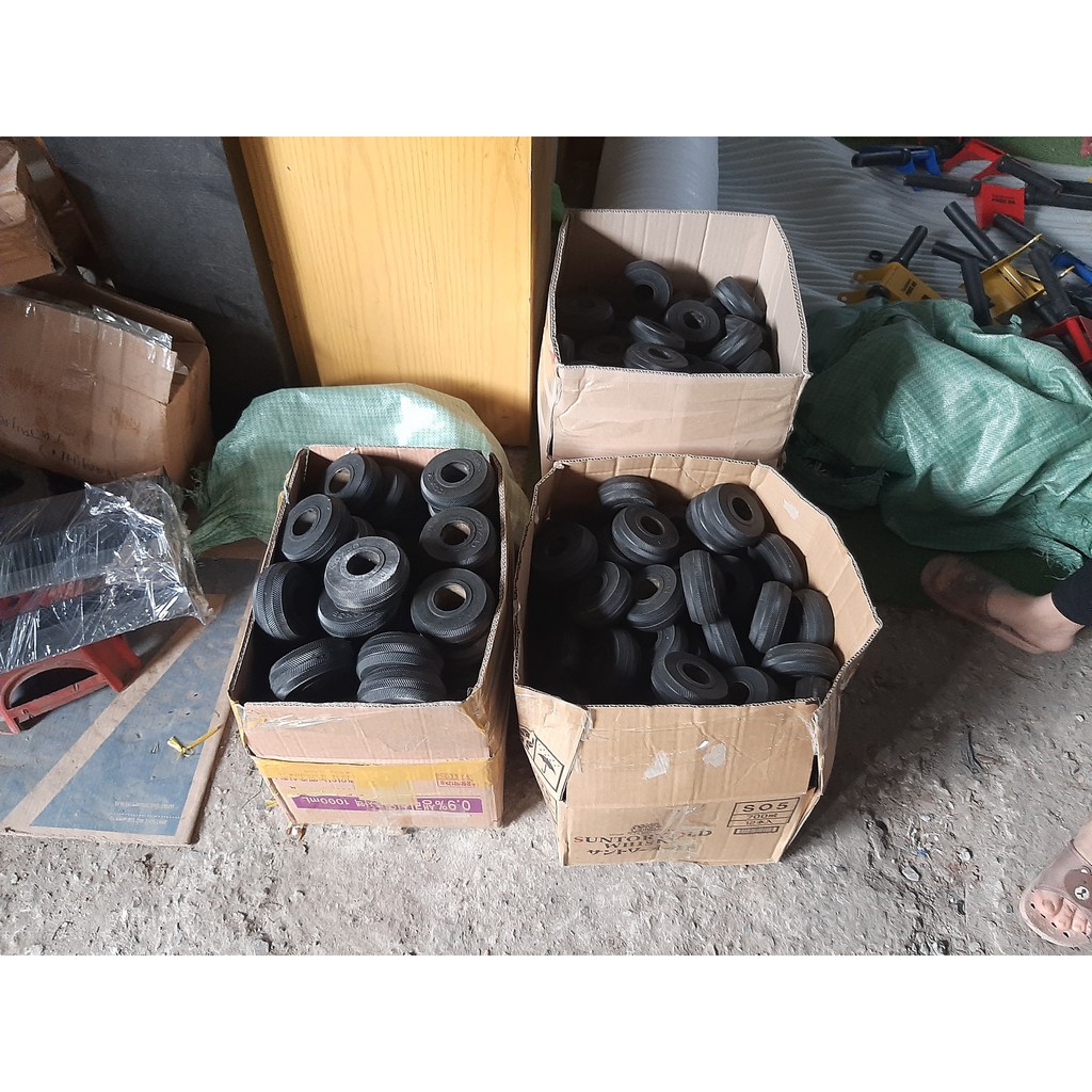Bánh xe cao su chịu tải trọng - phụ kiện máy tập