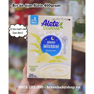 Bột ăn dặm Alete 400gram date 2021