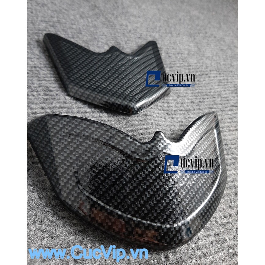 [Rẻ Vô Địch] Ốp mỏ đuôi dè AirBlade 2016 - 2019 Phủ Carbon 1709