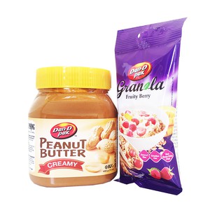 Combo Bơ đậu phộng Creamy (loại mịn) và 1 gói Granola 40g  DAN D PAK KHÔNG CHẤT BẢO QUẢN, NGUYÊN LIỆU HỮU CƠ 100%