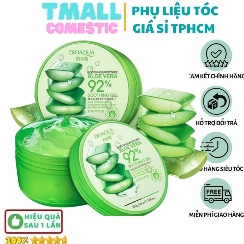 Gel Nha Đam Lô  hội Aloe Vera 92% Hydrogel BIOAQUA 220g PLTPINKY