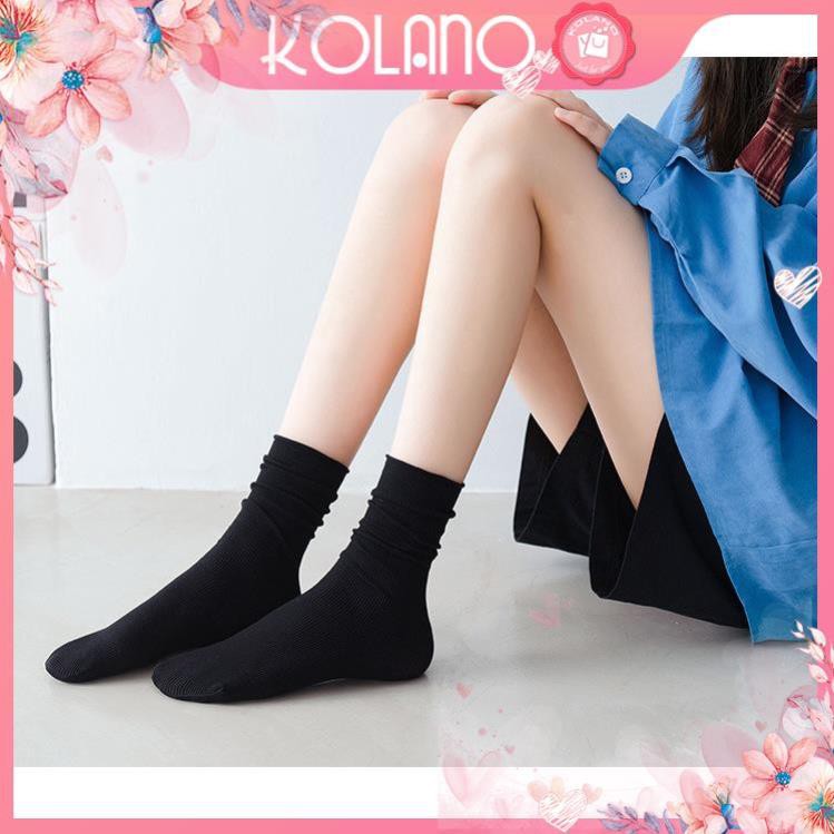 Tất nữ cổ cao KOLANO vớ nữ cổ cao co giãn nhiều màu đi làm, tập thể thao đa năng FAS-001321