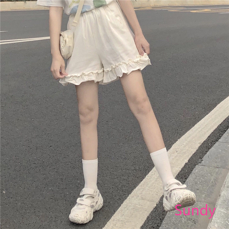 Quần Đùi Ống Rộng Thời Trang Mùa Hè Nhật Bản Dễ Phối Đồ