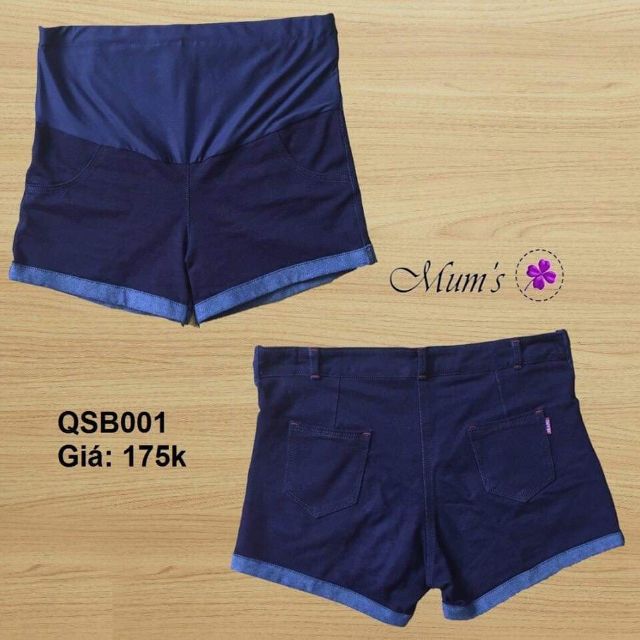 Quần đùi bò bầu Mum's shop