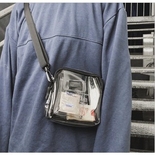 Túi đeo chéo trong suốt cá tính