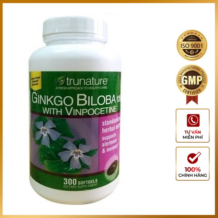 [DATE MỚI NHẤT] [DATE 2023] Viên Uống Bổ Não Ginkgo Biloba 300 Viên Của Mỹ