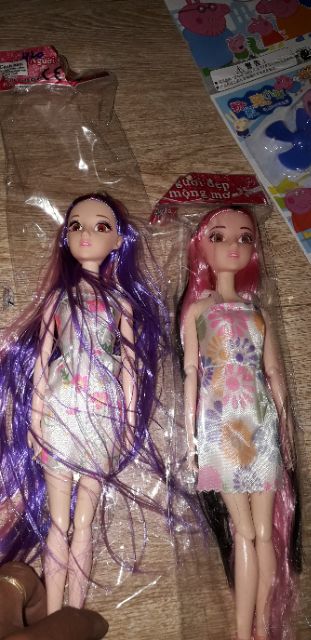 Búp bê khớp mắt mộng mơ tóc dài kích thước cao 32cm