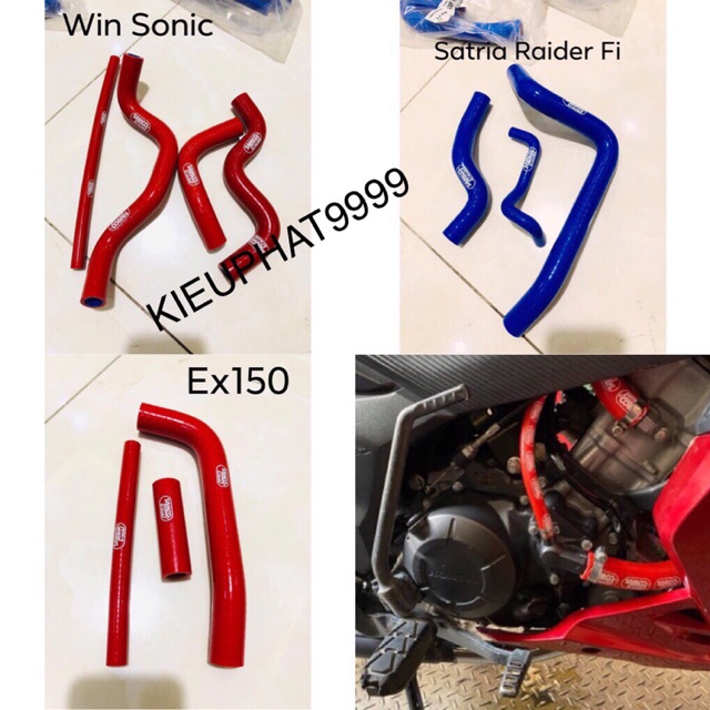 Ống Nước Samco Dùng Cho Winner X Sonic Raider Satria Winner V1 Exciter 150