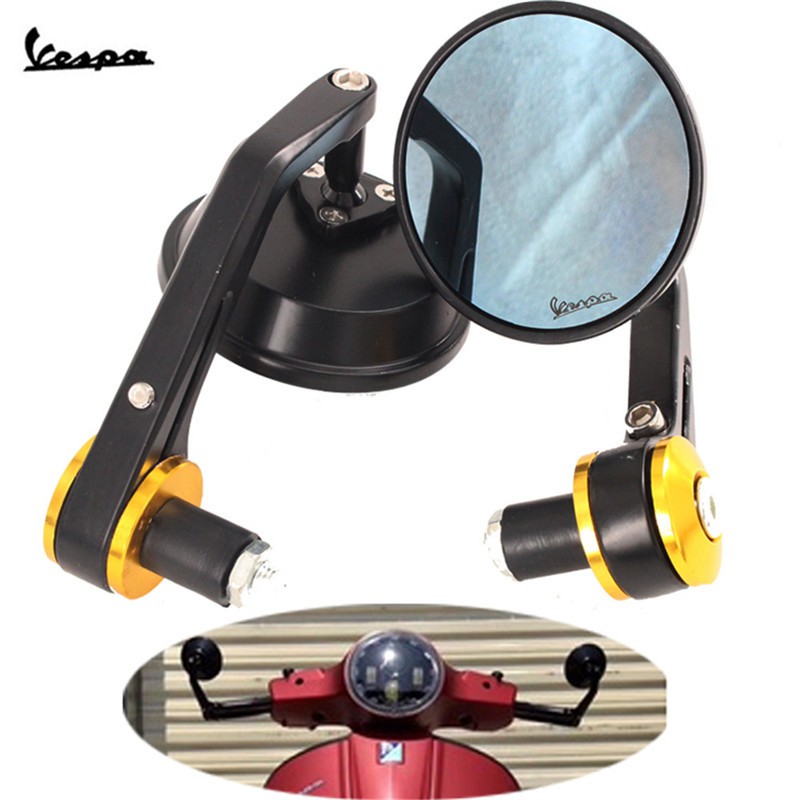 Gương chiếu hậu gắn tay cầm cho xe máy Vespa LT LX GT GTS GTV 60 125 150 200 250 300 300ie