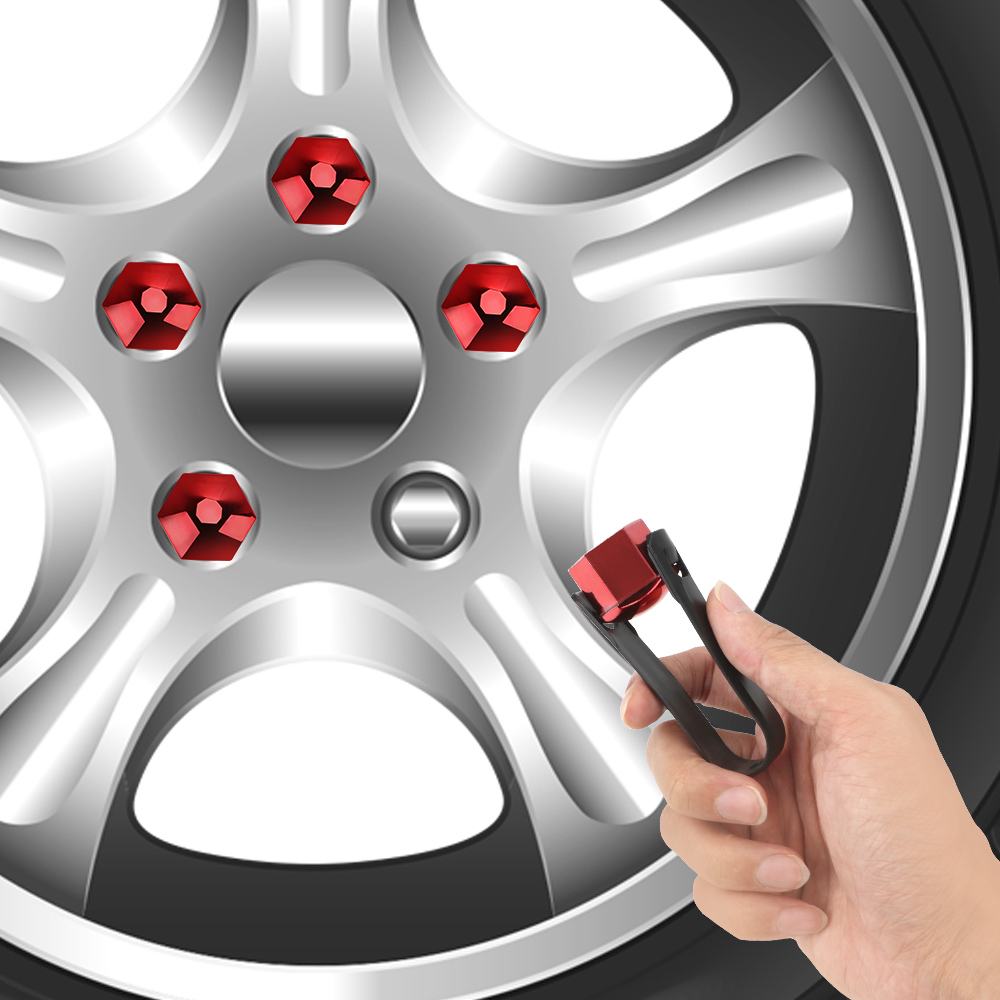 Set 20 Nắp Chụp Ốc Bánh Xe Ô Tô 17mm 19mm