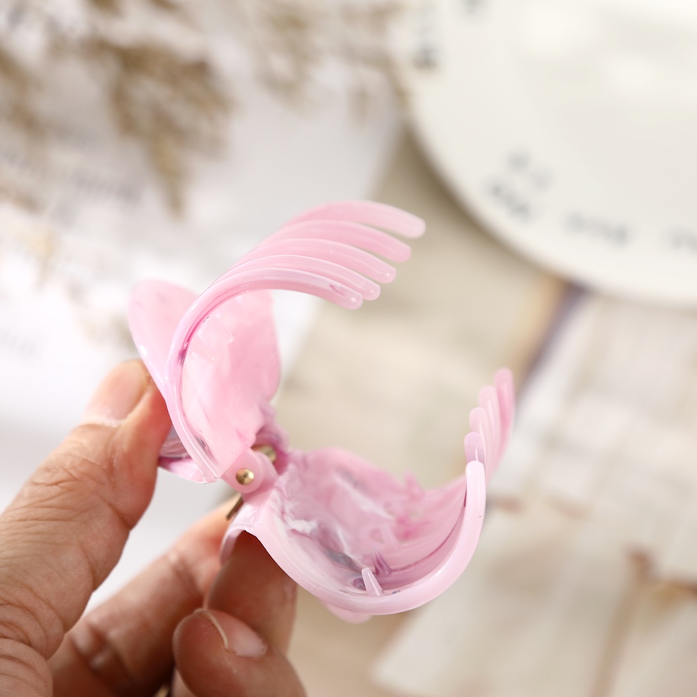 Kẹp tóc Haimeikang hình trái tim ba chiều đơn giản cổ điển phong cách Hàn Quốc dành cho trẻ em