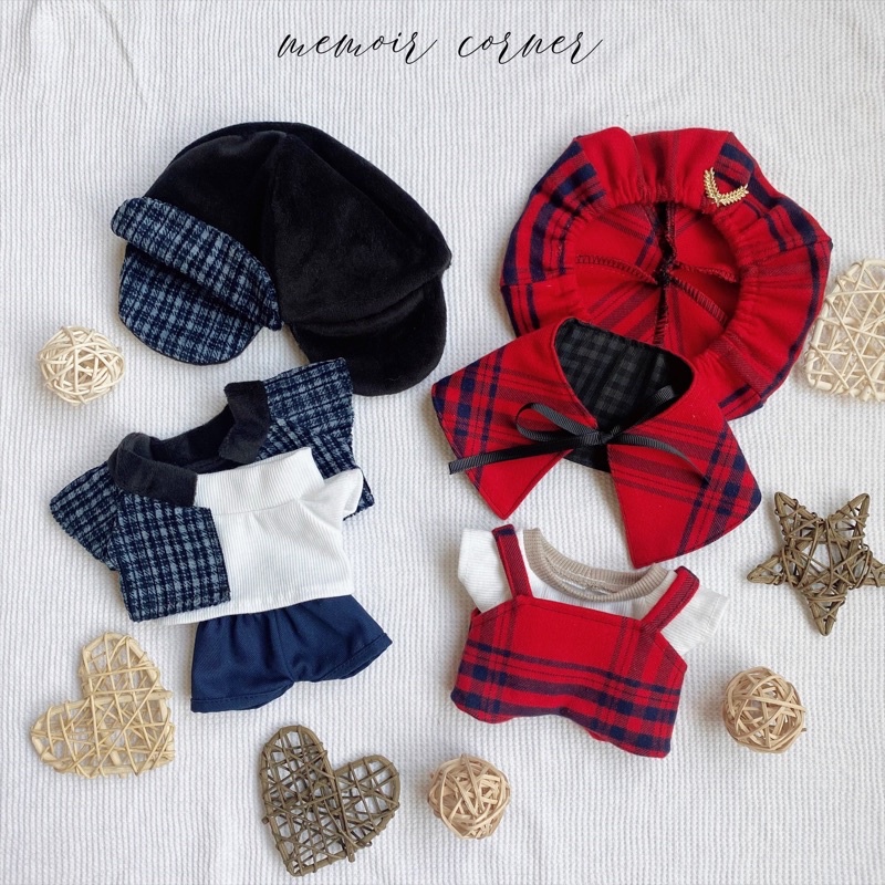 Outfit Doll 20cm - Holiday Sparkle / tủ đồ Memoir QUẦN ÁO CHO DOLL