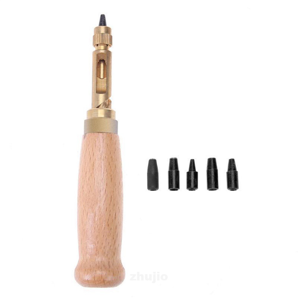 Dụng Cụ Gia Công Vật Liệu Da 6 Kích Cỡ 1.5-4mm