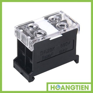 Cầu đấu dây điện 4 cổng 2 đầu IN-12BK