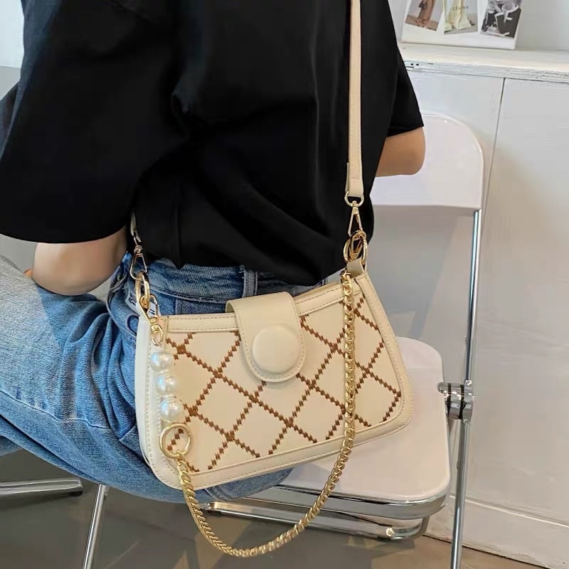 Túi Xách Đeo Chéo Nữ Đẹp Đi Chơi 2 Dây Da Thêu Trần Trám Mẫu Mới Nhất siêu hot