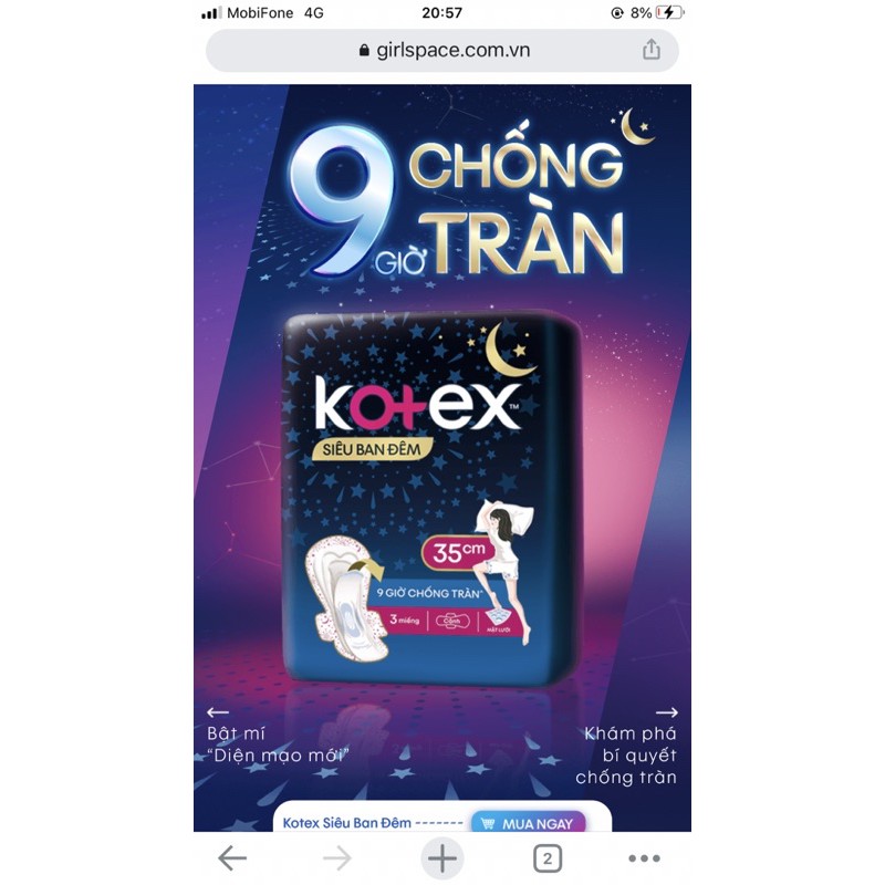 BVS_KOTEX__BAN_ĐÊM_35cm