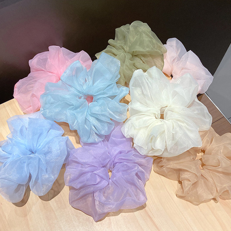 vòng tóc vải Dây Buộc Tóc Co Giãn Phong Cách Cổ Điển Dễ Thương Cho Bạn Nữ