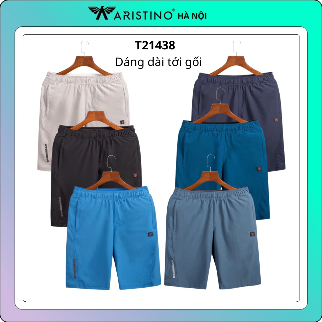 Quần short nam quần ngố nam dáng dài FASVIN dài ngang gối vải gió mềm mát tiện dụng mặc nhà và thể thao T21438