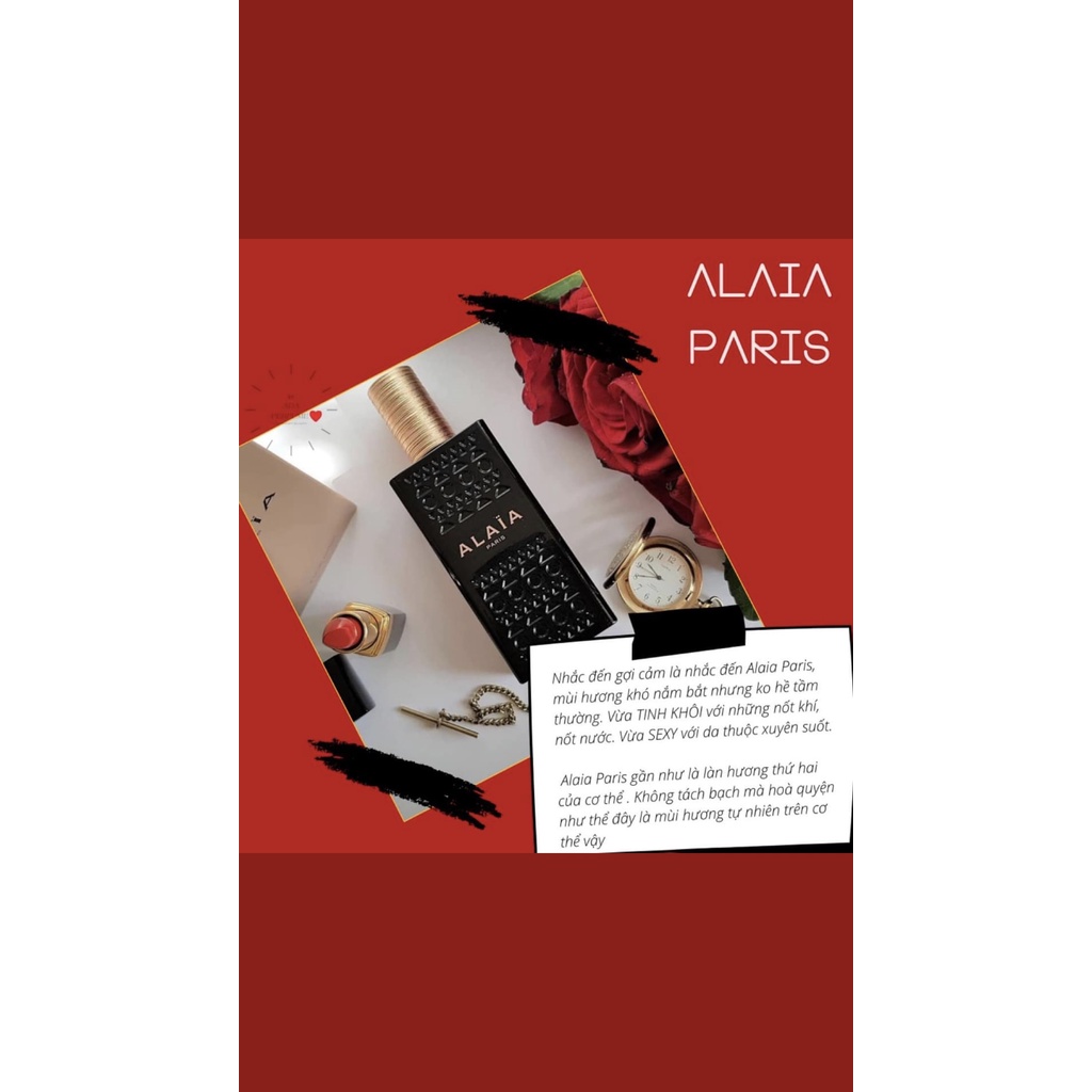 {Chính Hãng} Nước Hoa Nữ 𝐀𝐥𝐚𝐢𝐚 𝐏𝐚𝐫𝐢𝐬 𝐄𝐚𝐮 𝐃𝐞 𝐏𝐚𝐫𝐟𝐮𝐦_𝑀𝑎̂̃𝑢 𝑡ℎ𝑢̛̉ 5𝑚𝑙 | BigBuy360 - bigbuy360.vn